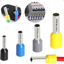 2X Kit Terminal Conector Tubular Ilhós 1,5 / 2,5 /4 / 6Mm 40