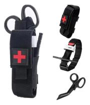2X Kit Torniquete Tático + Case Modular + Tesoura 2X Kit Torniquete Tático + Case Modular + Tesoura