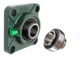 2X Kit Ucf 204 Mancal Quadrado + Rolamento Para Eixo 20Mm 2X Kit Ucf 204 Mancal Quadrado + Rolamento Para Eixo 20Mm