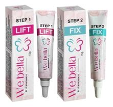 2X Kit We Bella Brow Lamination Passo 1 E 2 Anvisa Sobrancel