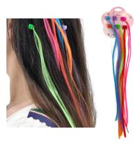 2X Kit72 Mechas Aplique De Cabelo Coloridas Com Piranha Atac 2X Kit72 Mechas Aplique De Cabelo Coloridas Com Piranha Atac