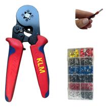2X Klm Kit Alicate Crimpar Prensar Terminais Profissional 12