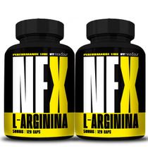 2x L-Arginina NFX 120 Capsulas 500mg NewFour