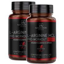 2x L-arginine Hcl Pre Workout 60cÃps Natures Now