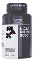 2X L- Carnitine 2000Mg 60 Cápsulas - Max Titanium Sabor Sem