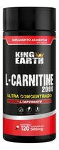2X L Carnitine + Tartarato King Earth 120 Caps 500Mg Sabor S