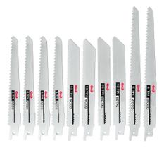 2X Lâmina Serra Sabre 6-8 Polegadas Metal E Madeira C/10 Peç