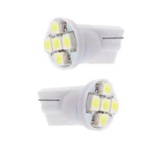 2X Lâmpada Automotiva T10 Cabeça Reta 5Led 12V Super Branca 2X Lâmpada Automotiva T10 Cabeça Reta 5Led 12V Super Branca