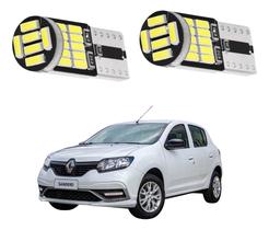 2x Lâmpada Led Lanterna, Luz De Placa, Interna Sandero