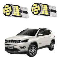 2x Lâmpada Led T10 Lanterna, Luz De Placa, Interna Compass