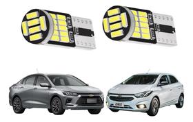 2x Lâmpada Led T10 Lanterna, Luz De Placa, Interna, Drl Onix