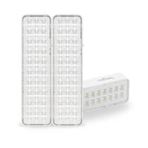 2x Lâmpada luminaria emergencia recarregavel 30 LEDs alto brilho falta de energia