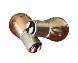 2X Lâmpadas Halógena Cromo Pisca 2 Pólos 12v 21/4w Baz15D