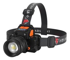 2X Lanterna De Cabeca Recarregavel Prova D'Água Tatica Poten