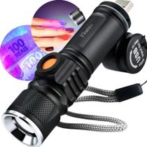 2X Lanterna Led Luz Ultravioleta Uv Seca Unha Gel Esmalte Us