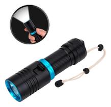 2X Lanterna Para Mergulho Profissional Subaquática Impermeáv