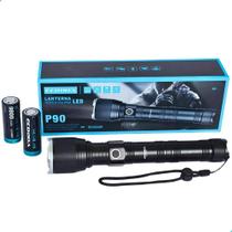 2X Lanterna Tática P90 Ec6249 Potência Extrema Longo Alcance