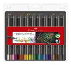 2X Lápis De Cor Ecolápis Supersoft 24 Cores Faber Castell Pr 2X Lápis De Cor Ecolápis Supersoft 24 Cores Faber Castell Pr