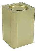 2X Lata Vazia 18L Artesanato Banha Tinta Alimento Carne Agua