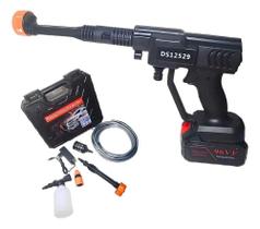 2X Lava Jato De Alta Pressão 6 Em 1 Recarregável Portátil Co