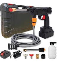 2X Lavadora Alta Pressão Portátil Regador Lava-Jato Bateria