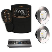 2x led slim 10w tholz + fonte 60w + smartpool