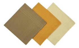 2X Lenço Social Masculino De Bolso Caixa Com 3 Unidades 2X Lenço Social Masculino De Bolso Caixa Com 3 Unidades