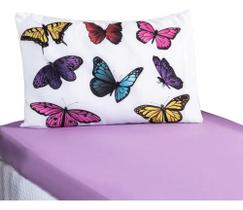 2X Lençol Com Elástico+Fronha Solteiro Infantil Personagens