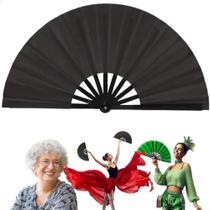 2X Leque Oriental Grande Dança Kung Fu Tai Chi Chuan Abanado