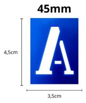 2X Letra Número Vado Molde Pintura 36 Letras E Números 45M 2X Letra Número Vado Molde Pintura 36 Letras E Números 45M