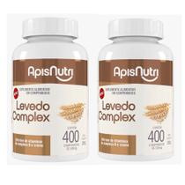 2X Levedo Complex 500mg 400 Comprimidos (Lançamento) - ApisNutri