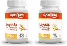 2x Levedo de Cerveja 500Mg 400 Comp Apsinutri