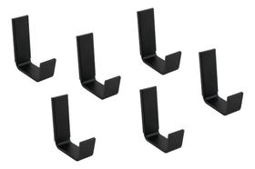 2X Life Metais Combo 6 Cabide Gancho Cabideiro Banheiro De