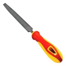 2X Lima Enxada 8'' Com Cabo Amarelo Starrett 2X Lima Enxada 8'' Com Cabo Amarelo Starrett