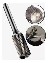 2X Lima Rotativa Cilíndrica Metal Duro 10Mm X 20 Haste 1/4 C