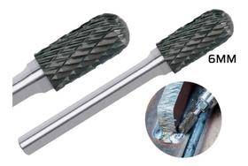 2X Lima Rotativa Cilíndrica Metal Duro 6Mm 2X Lima Rotativa Cilíndrica Metal Duro 6Mm
