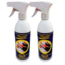 2x Limpa Grelhas Chapas Fogões Fornos Espetos Churrasqueira