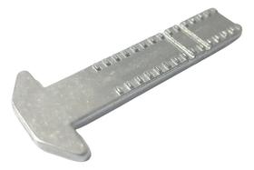 2X Lingueta Gatilho Para Fecho Concha Modelo Reto - 10 Unida