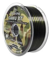 2X Linha Camu Xt 0,45Mm Resistente 200Mt 25Kg Camouline Fort