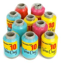 2X Linha Vera Cruz 1000 Jardas Fio 10 Linha De Pipa