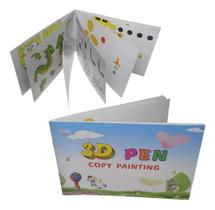 2X Livro Para Caneta Impressora 3D Infantil Refil Filamento