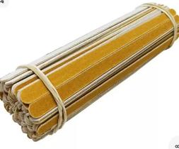 2X Lixa De Unha Descartável 13Cm C100 Duplo Grão 100 E 180 F