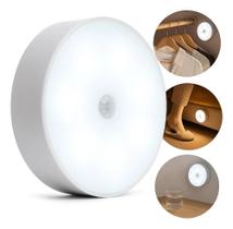 2X Luminária Lâmpada Led Recarregável Com Sensor De Presença