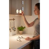 2x Luminária LED Spot Sem Fio - 3x Controle Remoto Ajustável 2x Luminária LED Spot Sem Fio - 3x Controle Remoto Ajustável