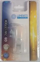 2X Luminatti - Halopin G9 Led 2W 2700K Branco Quente 2X Luminatti - Halopin G9 Led 2W 2700K Branco Quente