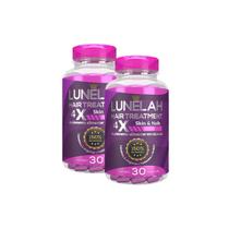 2X Lunelah-Tratamento Cabelo Pele E Unhas 30Caps