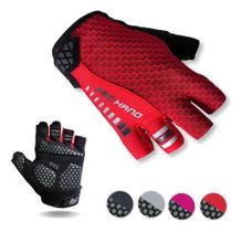 2X Luva Meio Dedo Bike Ciclismo Mtb Moto Masculina Feminina