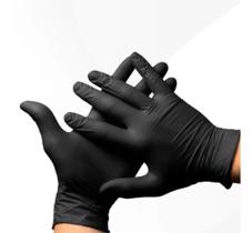 2X Luva Preta Para Churrasqueiro/Barbearia/Hamburgueria - 10 2X Luva Preta Para Churrasqueiro/Barbearia/Hamburgueria - 10