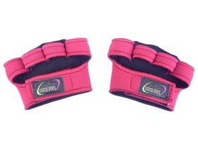 2X Luva Rosa Palmex Feminino Neoprene - Musculação - Academi