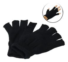 2X Luva Sem Dedos Inverno Frio Luvas Lã Unissex Escritorio M 2X Luva Sem Dedos Inverno Frio Luvas Lã Unissex Escritorio M